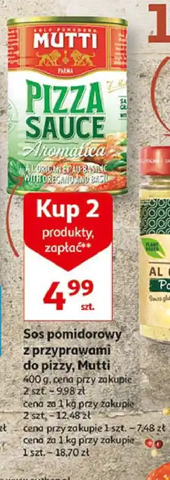 Auchan Sos do pizzy z przyprawami oferta