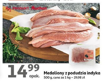 Medaliony z podudzia indyka