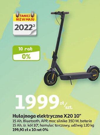 Auchan Hulajnoga elektryczna x20 10 oferta