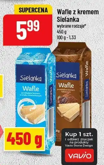 Polomarket Wafle przekładane kremem kakaowym oferta