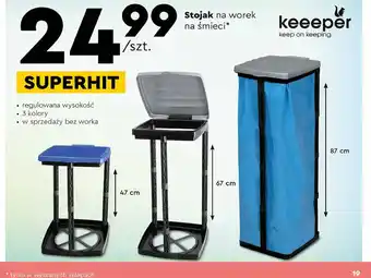 Biedronka Stojak na worek na śmieci oferta