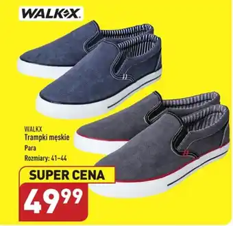 ALDI WALKX Trampki męskie Rozmiary: 41-44 oferta