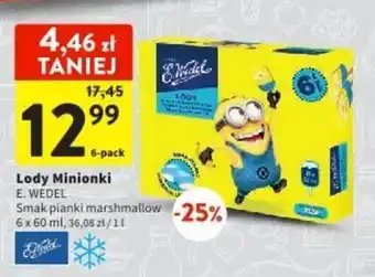 Intermarche E. WEDEL Lody Minionki 6x60ml oferta