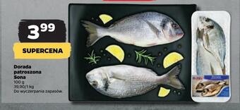 Dorada patroszona sona