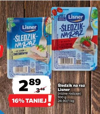 Śledzik na raz lisner