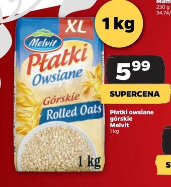Netto Płatki owsiane górskie melvit oferta