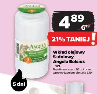 Netto Wkład olejowy 5-dniowy angela bolsius oferta