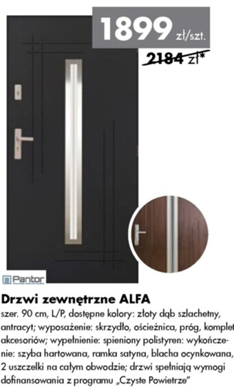 Mrówka Drzwi zewnętrzne oferta
