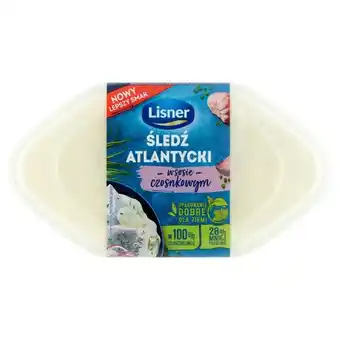 Lisner śledź atlantycki w sosie czosnkowym 280 g