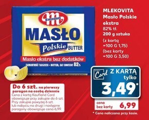 Kaufland Masło mlekovita oferta