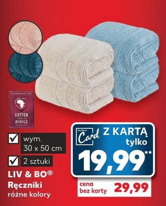 Kaufland Ręcznik liv & bo oferta