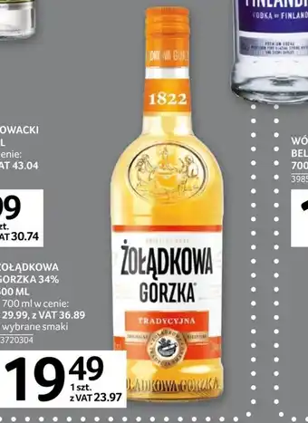 Wódka żołądkowa gorzka