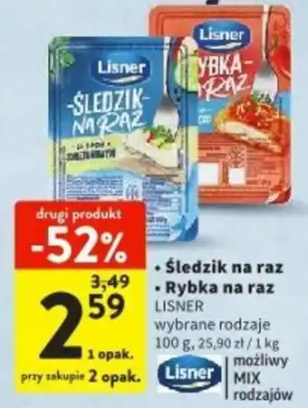 Intermarche Śledzik na raz, Rybka na raz 100g oferta