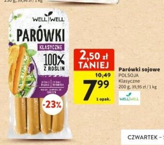 Intermarche Parówki sojowe POLSOJA 200g oferta