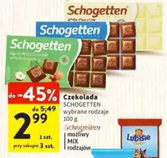 Intermarche Schogetten Czekolada 100g oferta