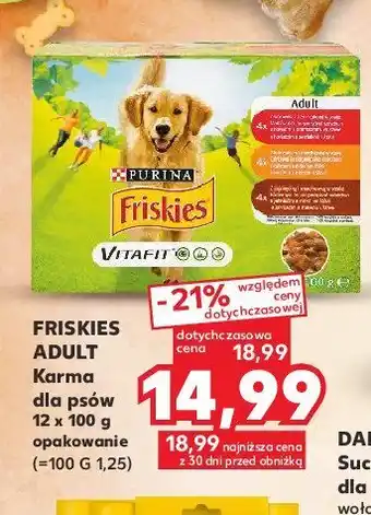 Kaufland Karma dla psa w sosie wołowina kurczak i jagnięcina oferta