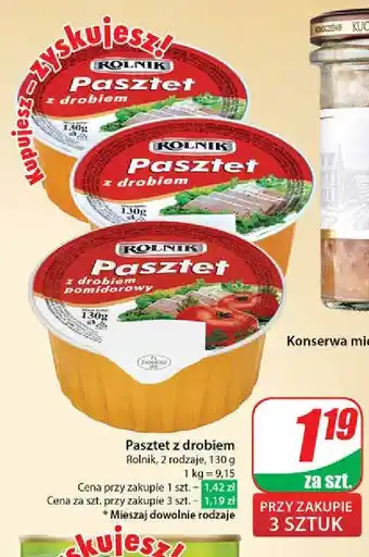 Dino Pasztet drobiowy z pomidorami oferta