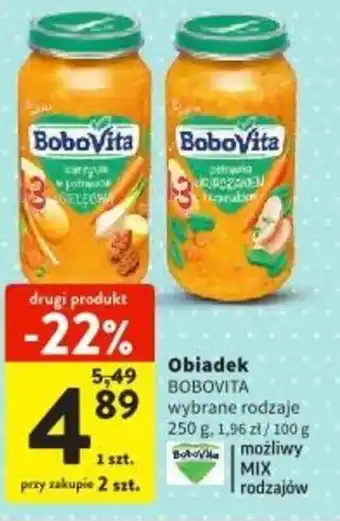 Intermarche Obiadek BOBOVITA 250g oferta