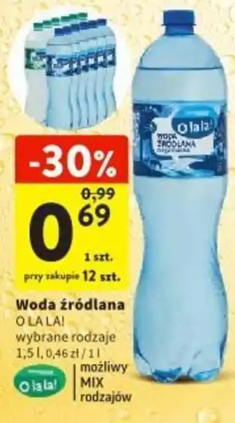 Intermarche Woda źródlana OLALA! 1,5l oferta