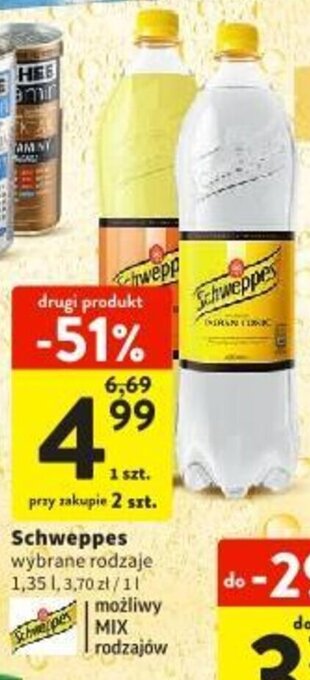 Intermarche Schweppes 1,35l oferta