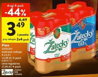 Intermarche Piwo ZATECKY 4x0,5l oferta