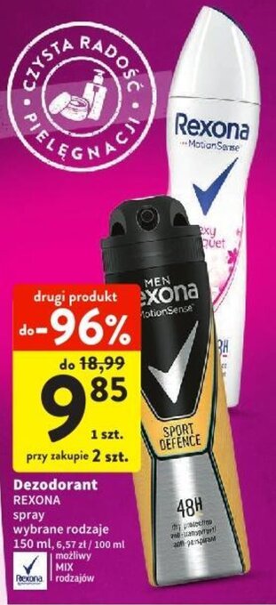 Intermarche Dezodorant REXONA 150ml oferta