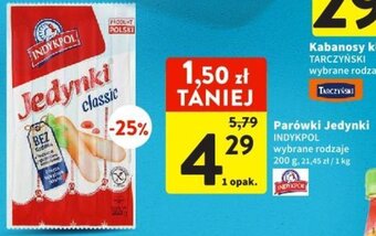 Intermarche Parówki Jedynki INDYKPOL 200g oferta
