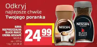Spar KAWA ROZPUSZCZALNA BLACK ROAST, CREMA NESCAFE NESTLE op. / 200g oferta