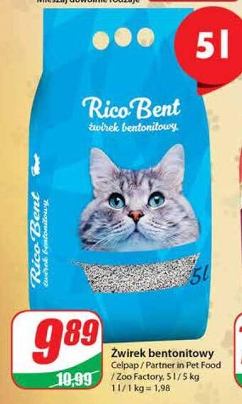 Dino Żwirek bentonitowy rico bent oferta