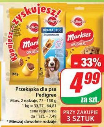 Dino Przysmak dla psa pedigree markies oferta