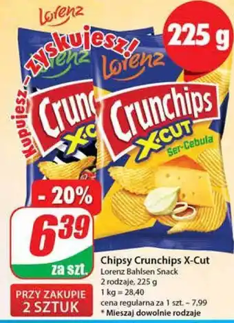 Dino Chipsy chakalaka crunchips x-cut oferta