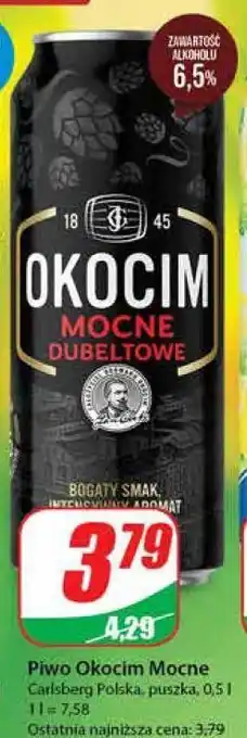 Dino Piwo okocim mocne dubeltowe oferta