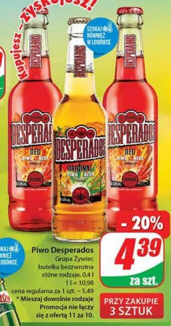 Dino Piwo desperados oferta