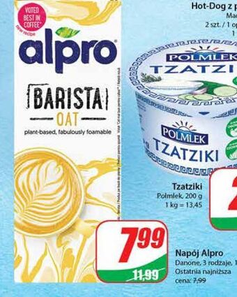 Dino Napój owsiany barista alpro oferta