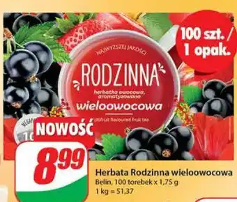 Dino Herbatka rodzinna wieloowocowa belin oferta
