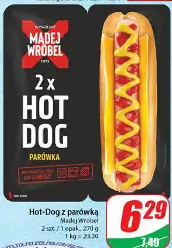 Parówki hot-dog z bułką madej & wróbel