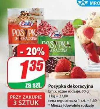 Dino Posypka dekoracyjna kolorowa emix oferta