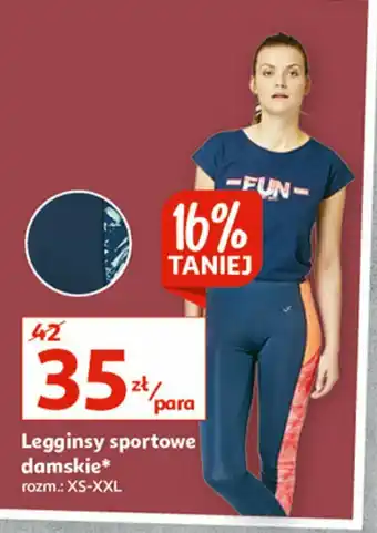 Auchan Legginsy sportowe damskie xs-xxl 1 SZT oferta