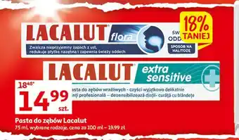 Auchan Pasta do zębów lacalut extra sensitive oferta