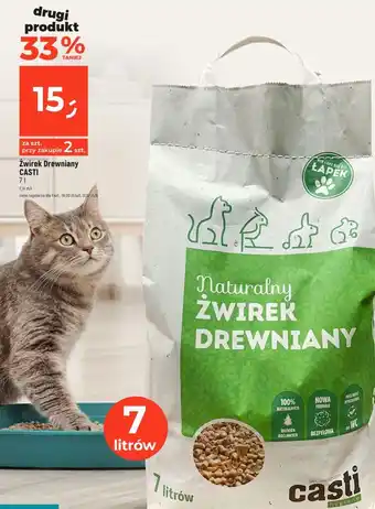 Dealz Żwirek drewniany dla kota casti oferta