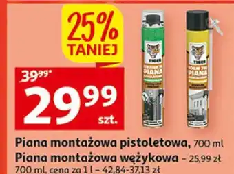 Auchan Piana montażowa 750 tiger foam oferta