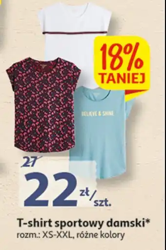 Auchan T-shirt sportowy damski xs-xxl 1 SZT oferta