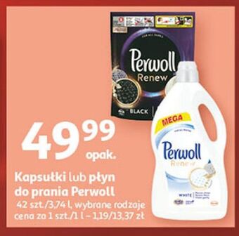 Auchan Kapsułki do prania perwoll renew black oferta