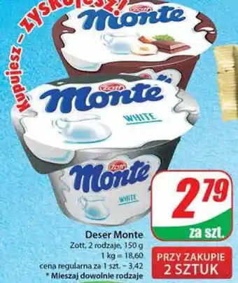 Dino Deser śmietankowy zott monte white oferta