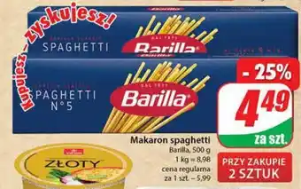 Makaron spaghetti no 5 barilla