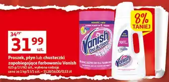 Auchan Odplamiacz w płynie white vanish oxi action oferta