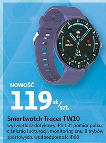 Auchan Smartwatch tw10 navy tracer oferta
