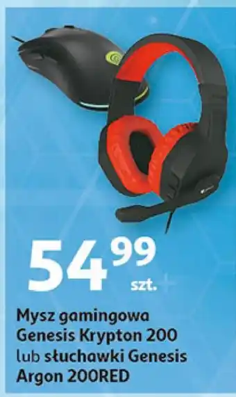 Auchan Słuchawki argon 200 genesis oferta