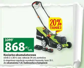 Auchan Kosiarka akumulatorowa am3422s 4garden oferta