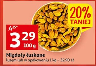 Auchan Migdały łuskane oferta